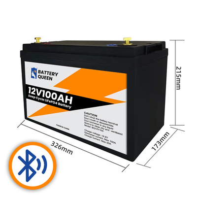 Batería lifepo4 de 12V 100ah para reemplazo de GEL de plomo y ácido de litio para remolque