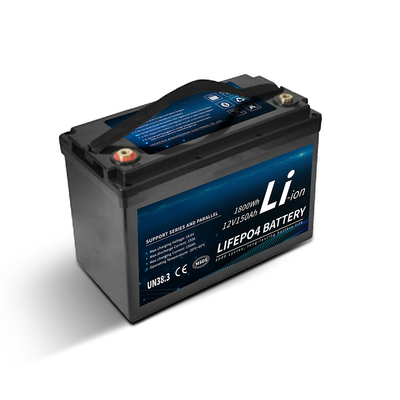 litio Ion Lifepo de 12.8V 150ah 4 baterías con la pantalla LCD para las telecomunicaciones