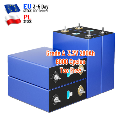 UE Envío gratuito EVE de grado A original Prismático 3.2V 280ah 304ah células para el paquete de almacenamiento de energía solar DIY