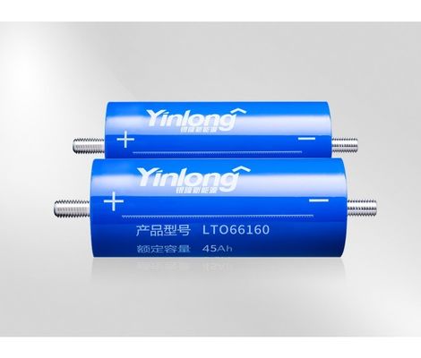 Células profundas del ciclo 2.3V 10C 45Ah 66160 Li Ion Phosphate Battery Yinlong LTO