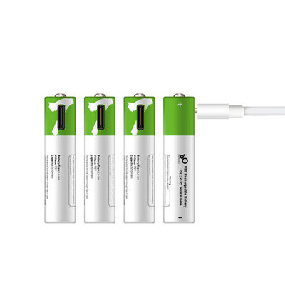 1.5V tipo baterías recargables de C USB 370mWh AAA