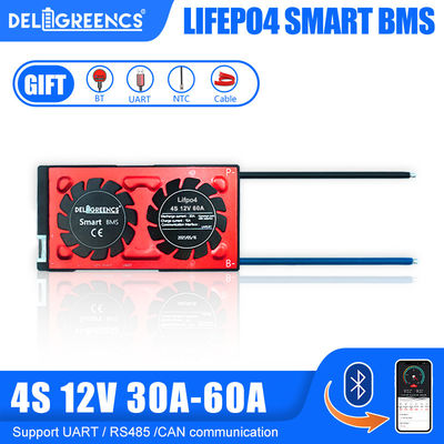 Bluetooth Smart BMS 4S 12V 60A para el sistema de gestión BMS de la batería de litio